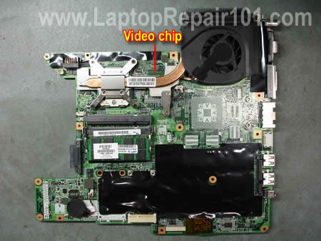 HP/Compaq motherboard with no video