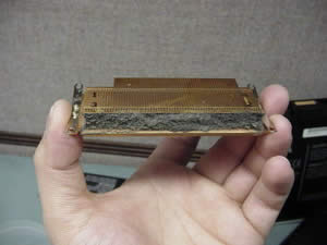 Toshiba Satellite A35 Clogged Heatsink