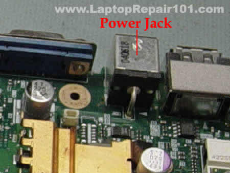 Loose power jack