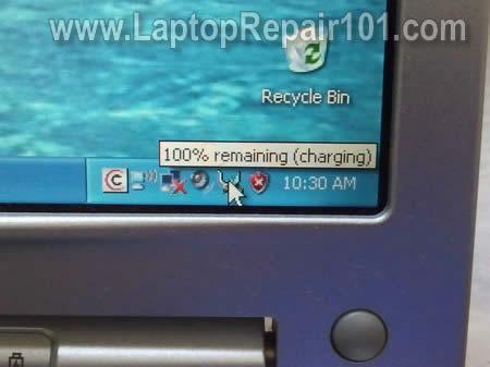 Windows Vista Laptop Battery Icon