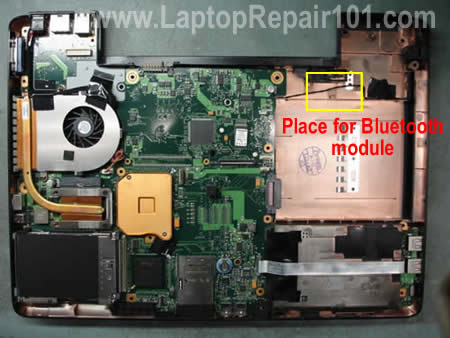 Place for Bluetooh inside laptop