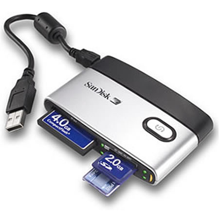 USB flash memory card reader
