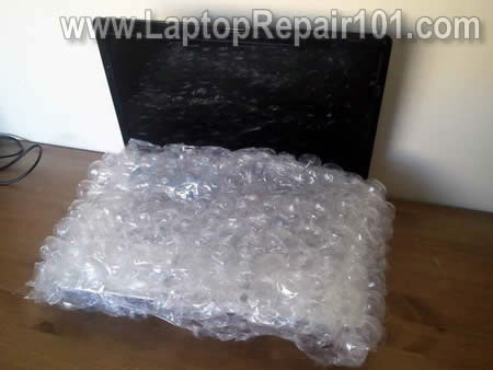 Laptop base wrapped