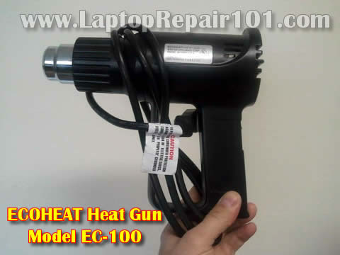 Heat gun for NVIDIA chip repair