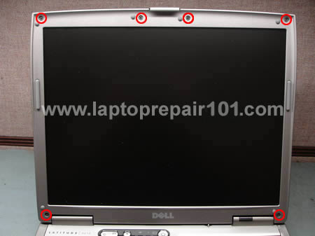 Remove LCD bezel