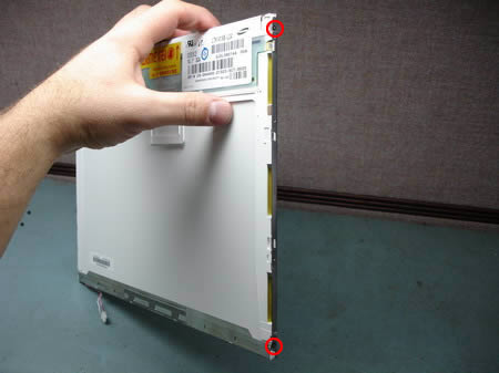 Remove screws from both sides Remove screws from both sides