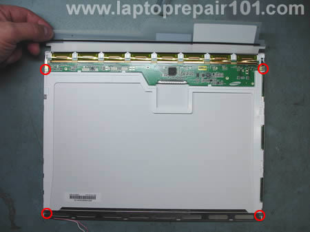 Open LCD screen