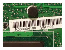 How to find Toshiba laptop part number?