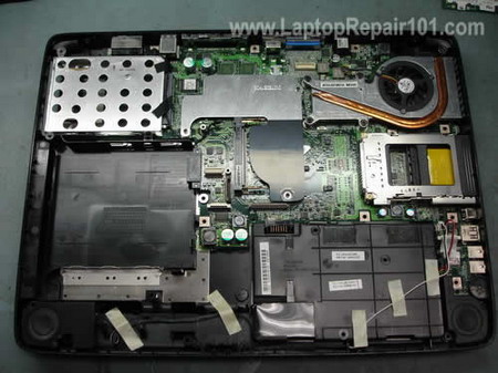 Disassemble laptop