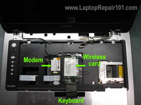 Remove laptop components