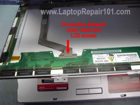 LCD screen turned completely white | Laptop Repair 101